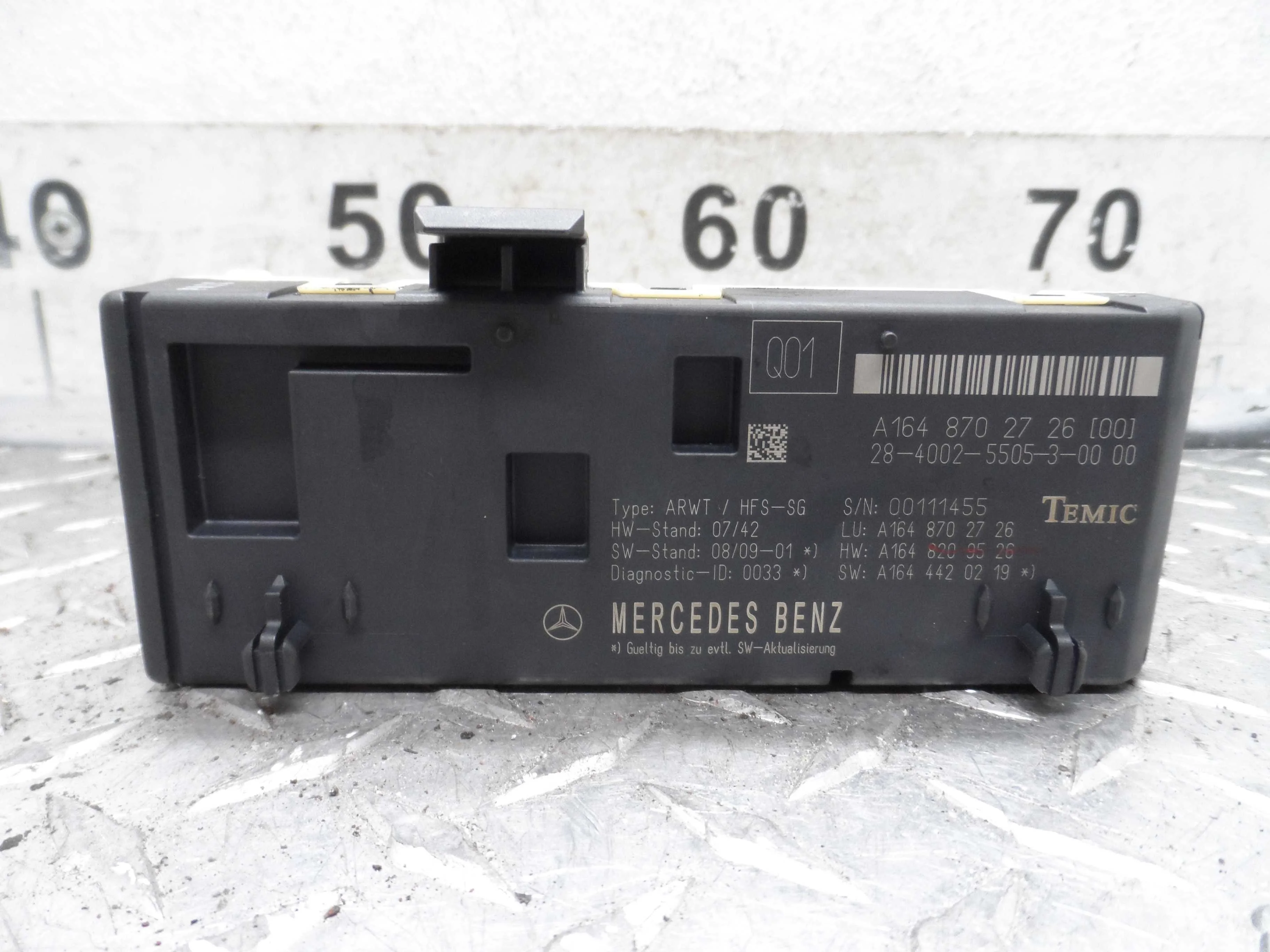 Блок управления задней двери Mercedes R-klasse (W251) Рестайлинг 1 2007 - 2010 бензин 3.5 Автомат