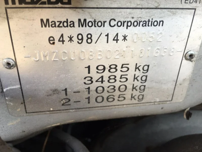 Продажа Mazda Tribute 2.0 (124Hp) (YF) 4WD MT по запчастям
