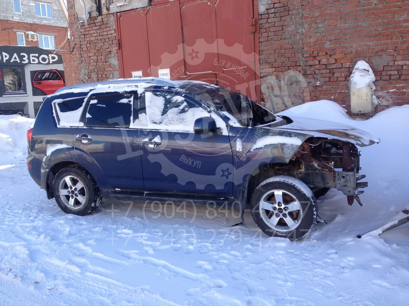 Продажа Peugeot 4007 2.4 (170Hp) (4B12) 4WD MT по запчастям