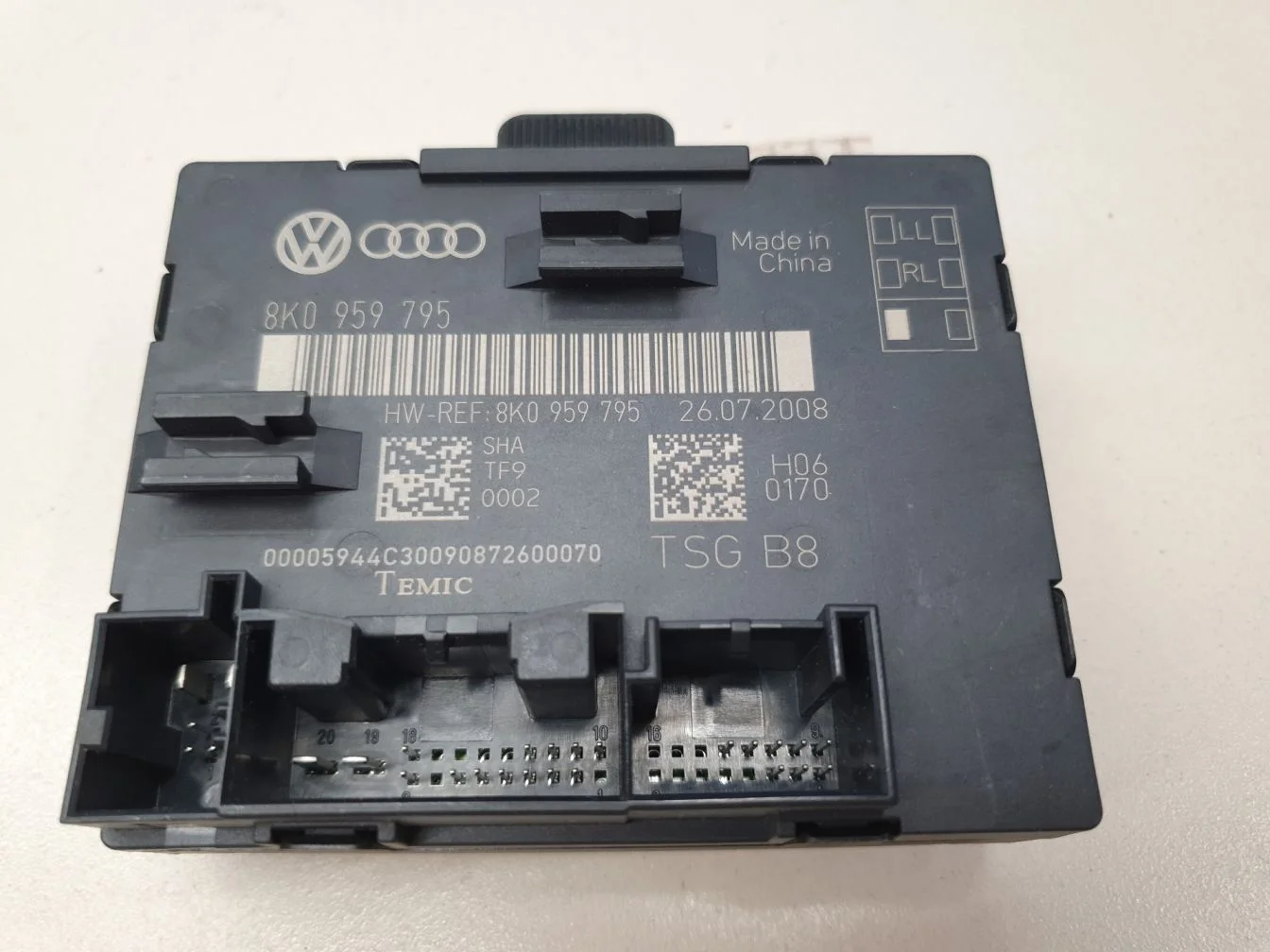 Блок комфорта задней левой двери для Audi A4 B8 2007-2015