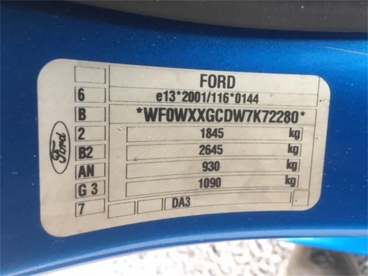 Продажа Ford Focus 1.6 (100Hp) (SHDA) FWD AT по запчастям