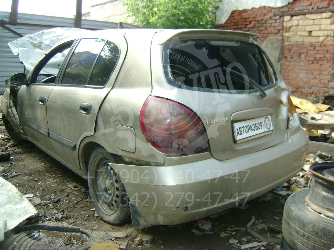 Продажа Nissan Almera 1.8 (115Hp) (QG18DE) FWD AT по запчастям