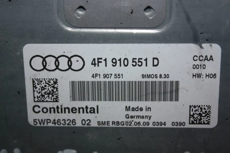 Блок управления двигателем Audi A6 III 4F2 CCAA