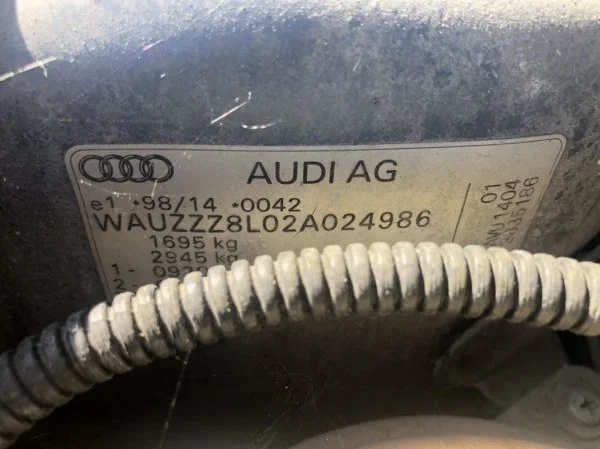 Продажа Audi A3 1.6 (102Hp) (BFQ) FWD MT по запчастям