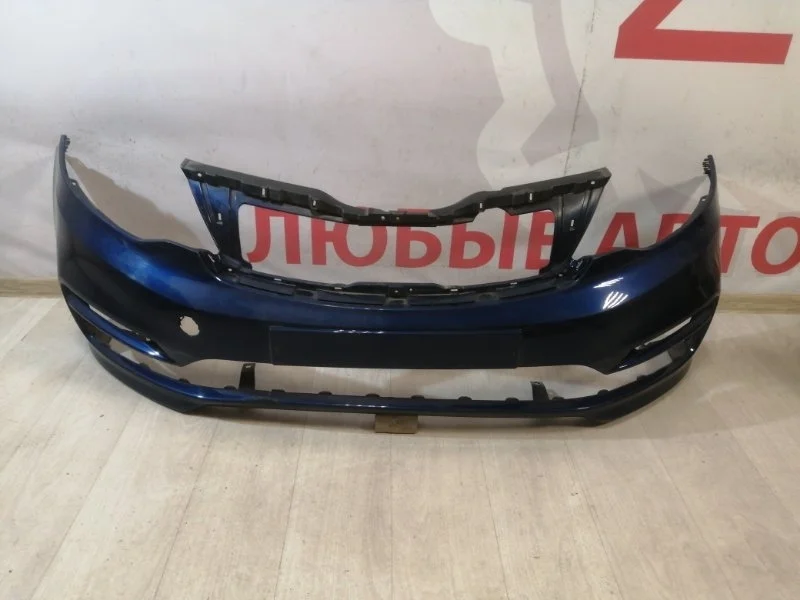 Бампер передний Kia Rio 3 QB 2015-2017