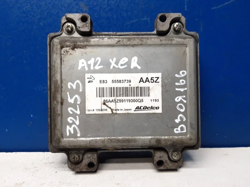 Блок управления двигателем, эбу Opel Corsa D 2006-2014 12636386 1.2 A12XER