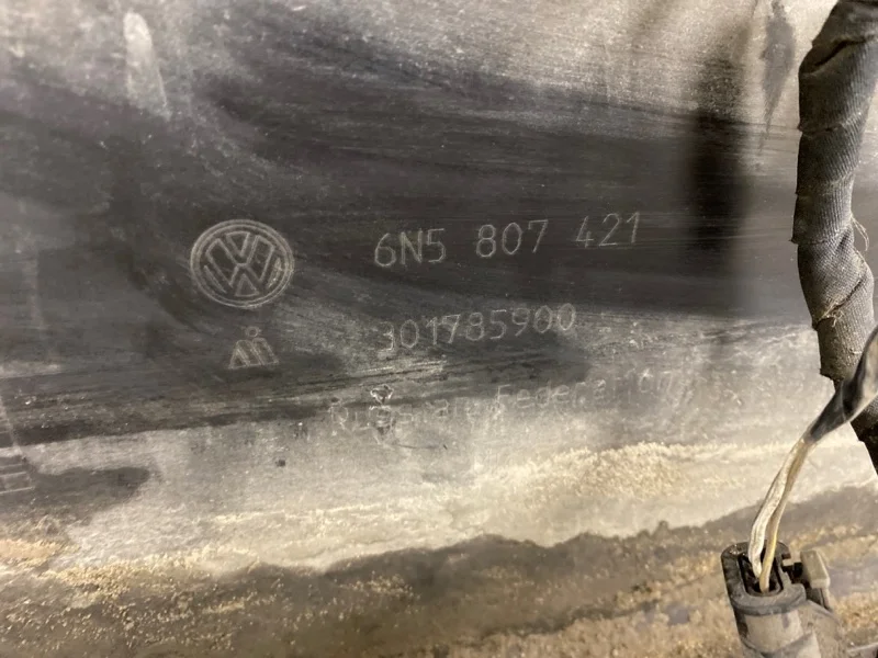 Бампер VOLKSWAGEN POLO 2021 2022