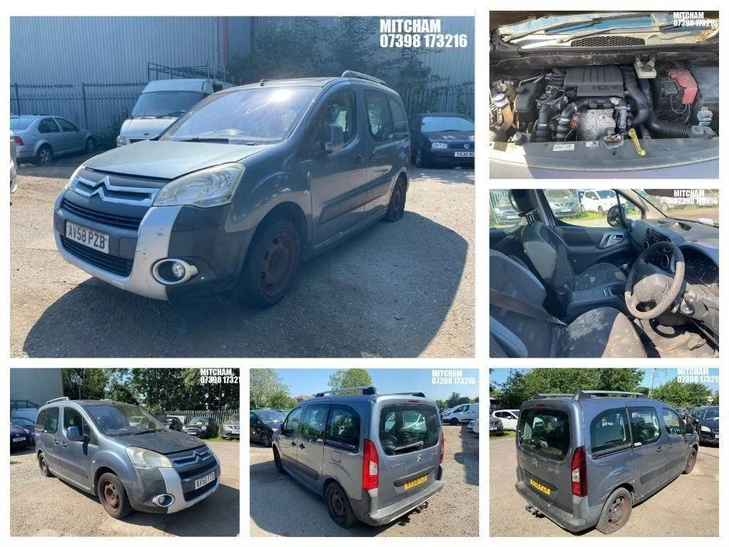 Продажа Citroen Berlingo 1.6D (75Hp) (DV6BTED4) FWD MT по запчастям