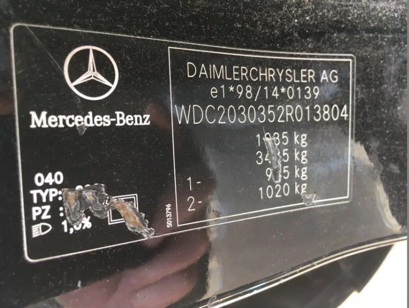 Продажа Mercedes-Benz C class 2.0 (129Hp) (111.955) RWD AT по запчастям