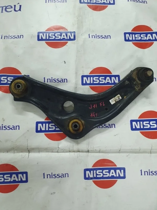 Рычаг подвески нижний Nissan Qashqai 2014 545014EA0B J11 MR20DD, передний левый