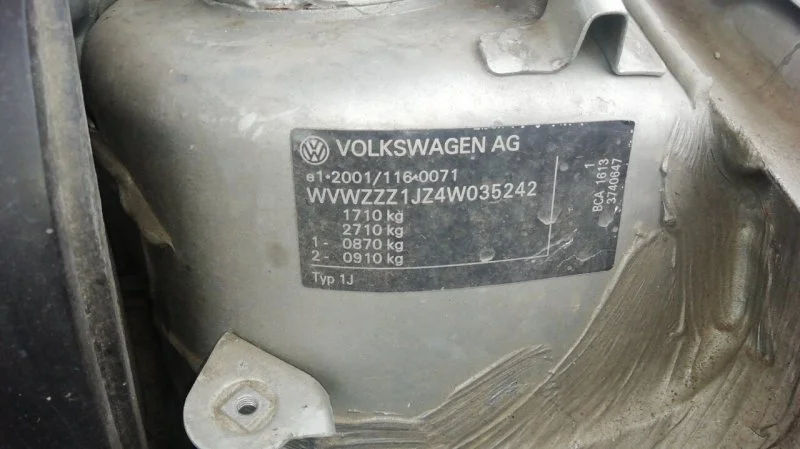 Продажа Volkswagen Bora 1.6 (102Hp) (BFQ) FWD AT по запчастям