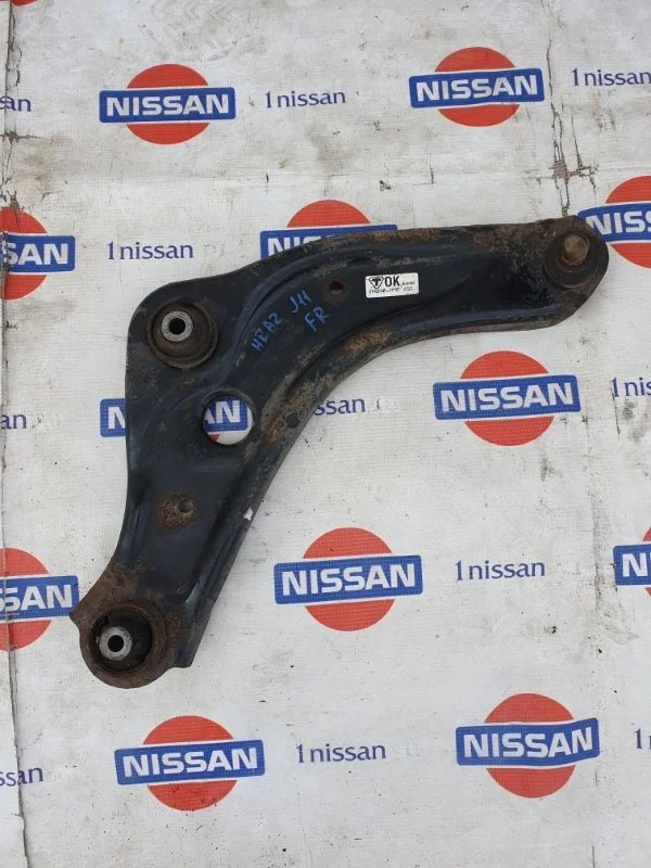 Рычаг подвески нижний Nissan Qashqai 2014 545004EA0B J11 HRA2, передний правый