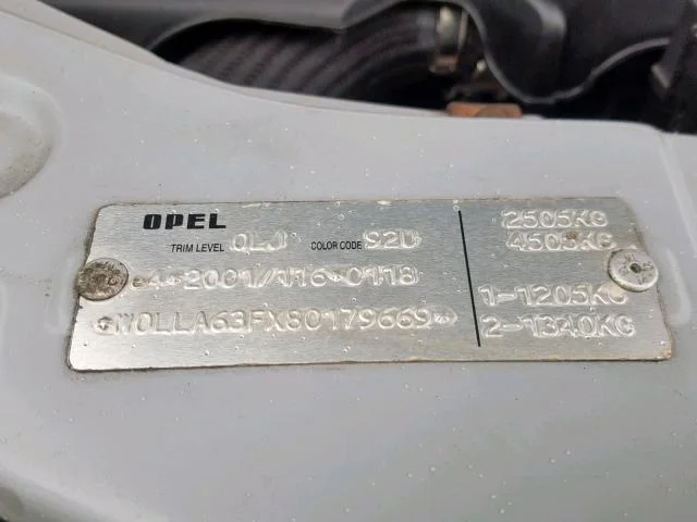 Продажа Opel Antara 2.0D (127Hp) (Z20DM) 4WD MT по запчастям