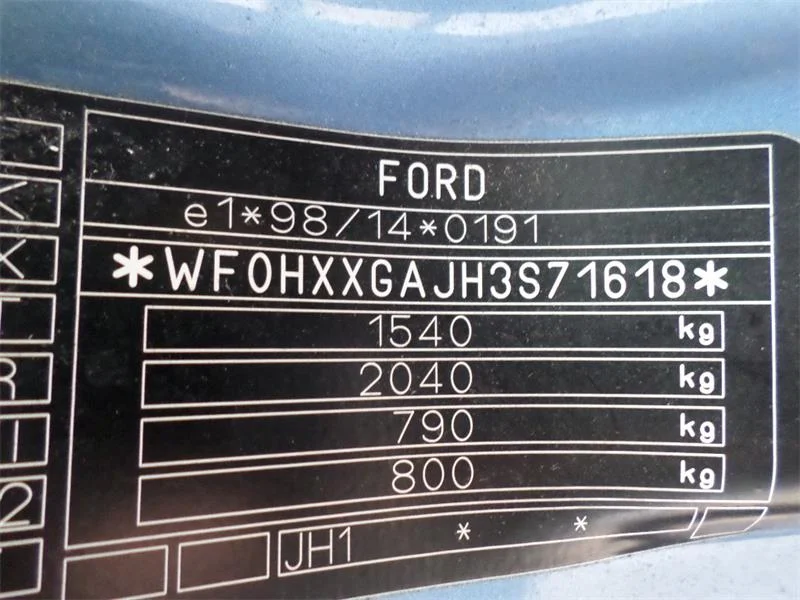 Продажа Ford Fiesta 1.2 (75Hp) (FUJA; FUJB) FWD MT по запчастям