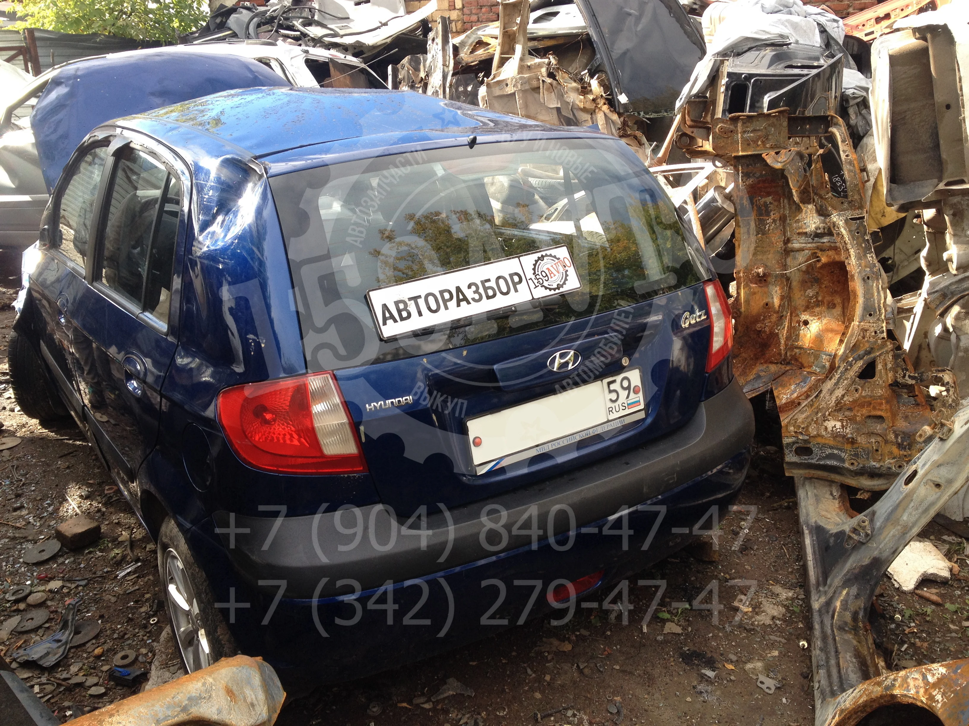 Продажа Hyundai Getz 1.4 (97Hp) (G4EE) FWD AT по запчастям