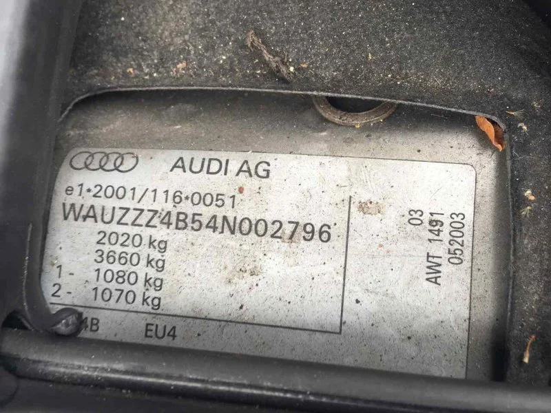 Продажа Audi A6 2.4 (170Hp) (BDV) 4WD AT по запчастям
