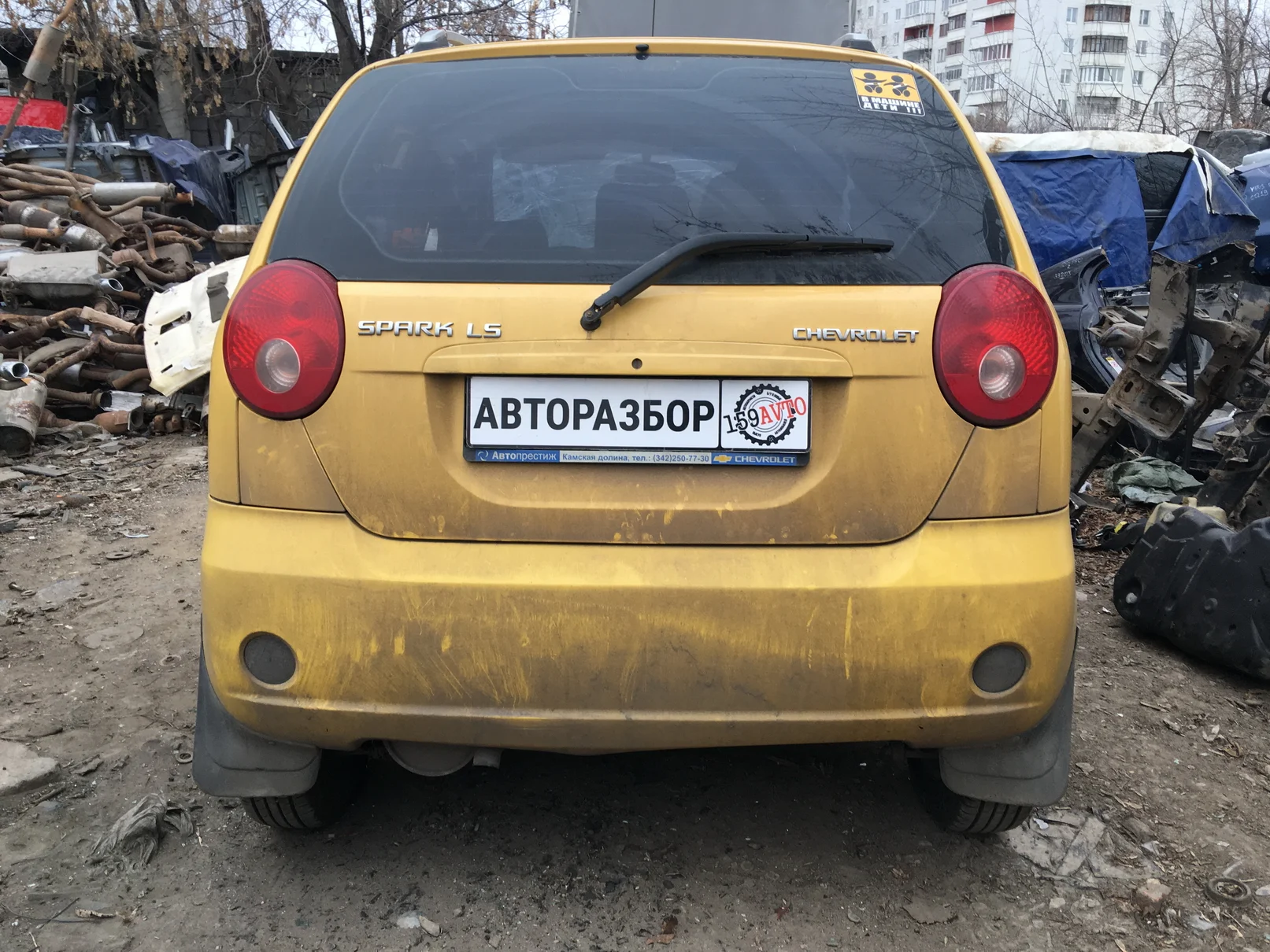 Продажа Chevrolet Spark 0.8 (51Hp) (F8CV) FWD MT по запчастям