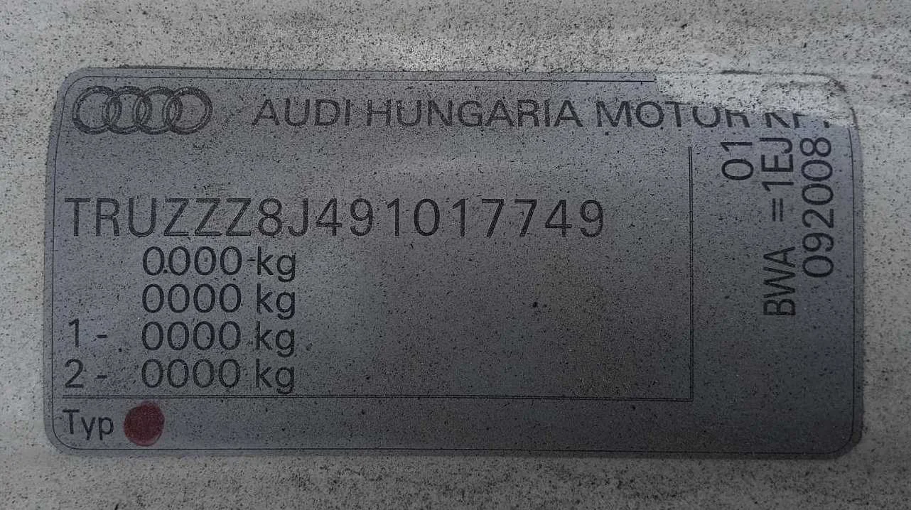 Продажа Audi TT 2.0 (272Hp) (CDLB) 4WD BOT по запчастям