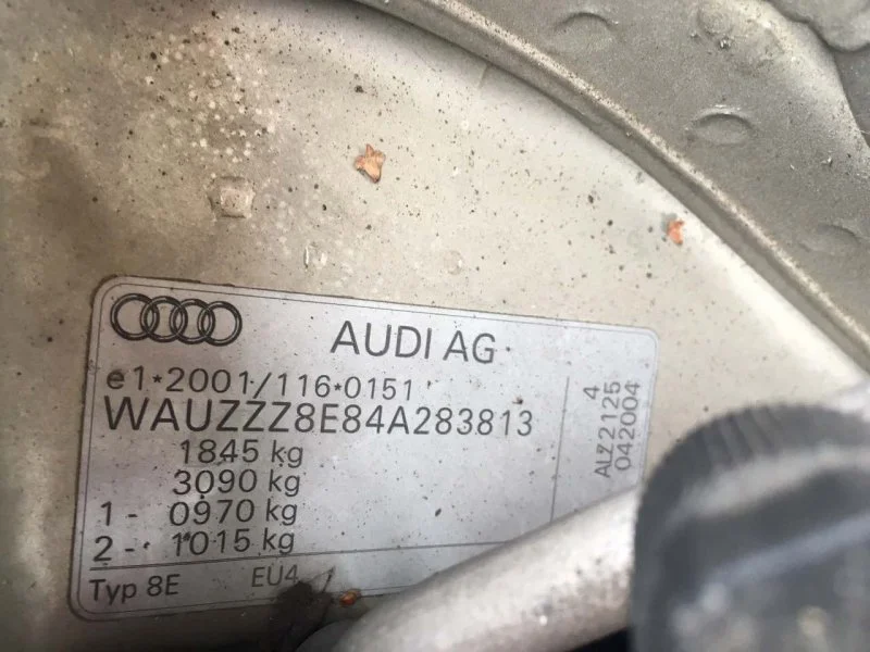 Продажа Audi A4 2.4 (170Hp) (BDV) FWD AT по запчастям