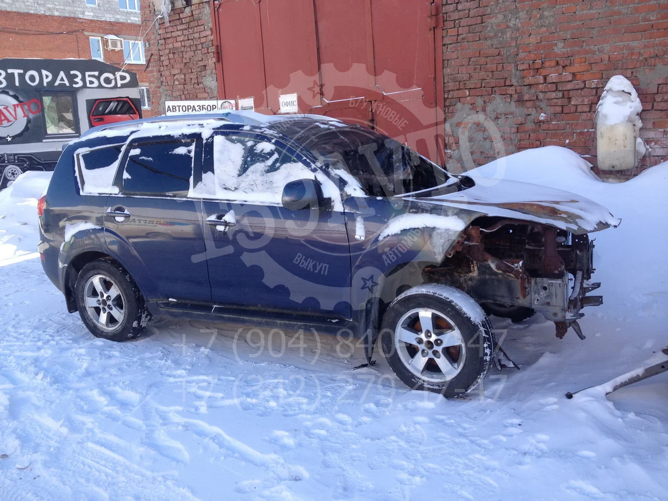 Продажа Peugeot 4007 2.4 (170Hp) (4B12) 4WD MT по запчастям