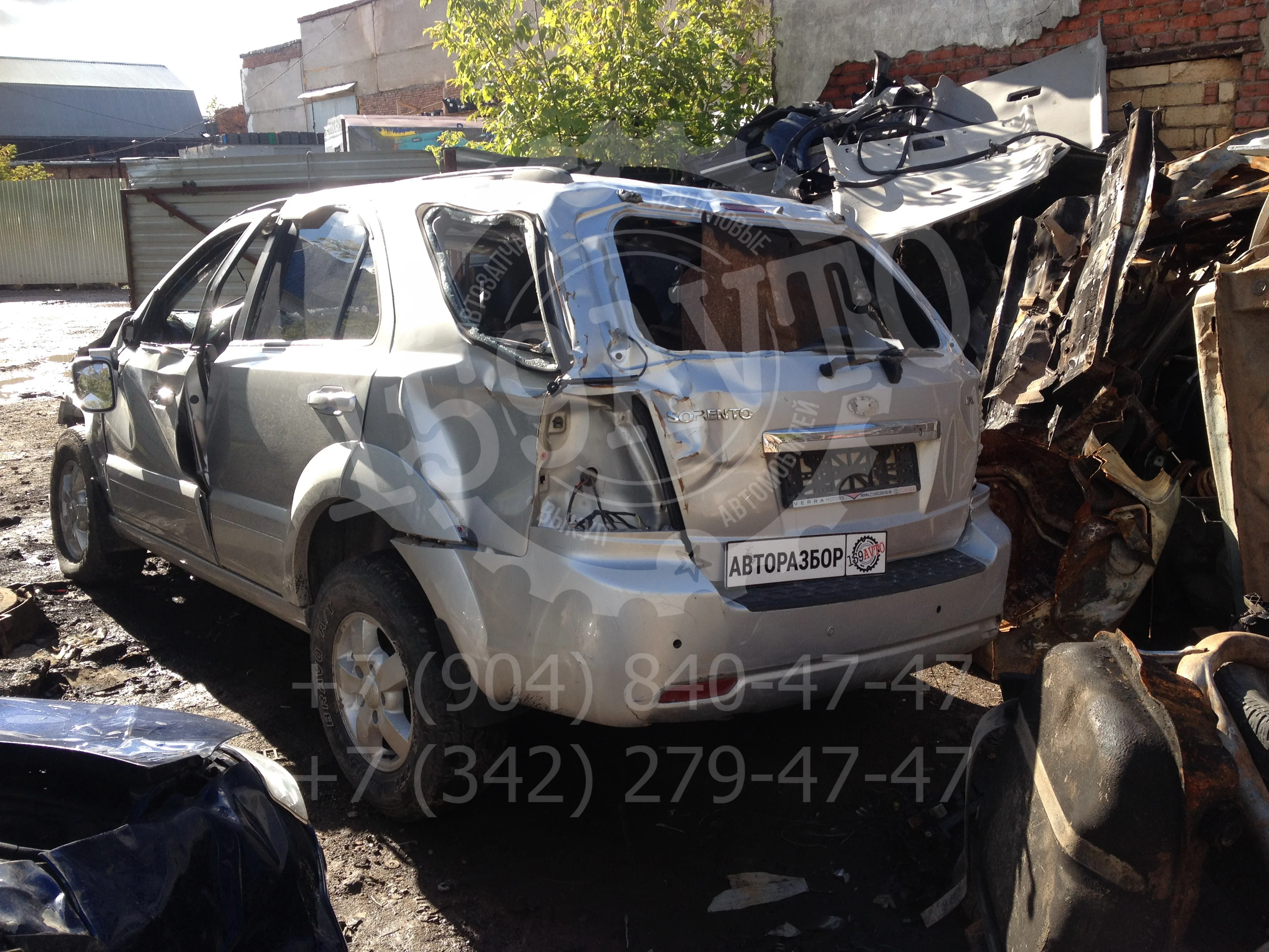 Продажа Kia Sorento 2.5D (170Hp) (D4CB) 4WD AT по запчастям