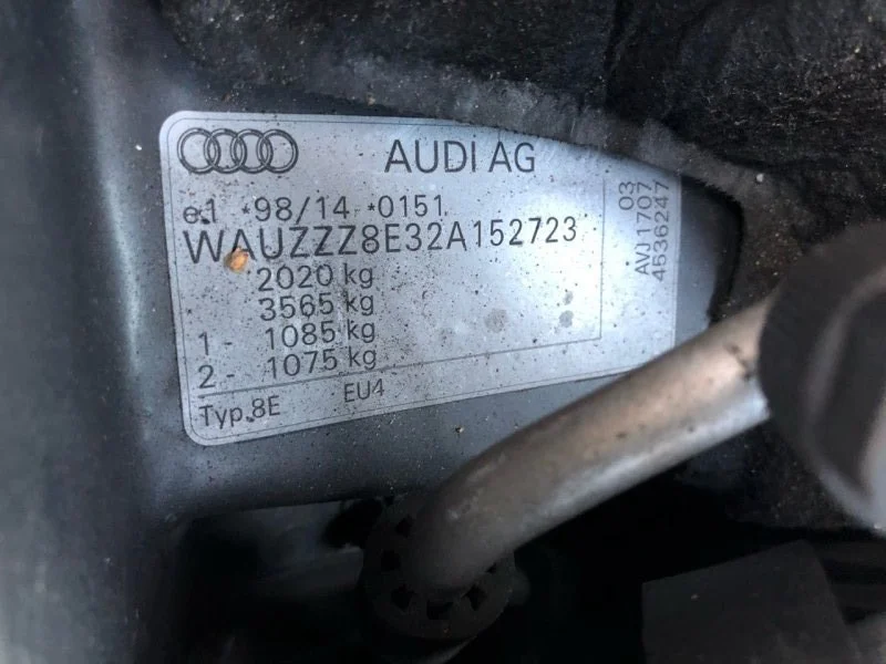Продажа Audi A4 1.8 (150Hp) (ANB) FWD MT по запчастям