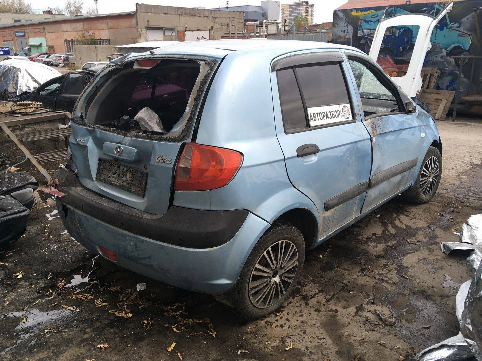 Продажа Hyundai Getz 1.4 (97Hp) (G4EE) FWD MT по запчастям