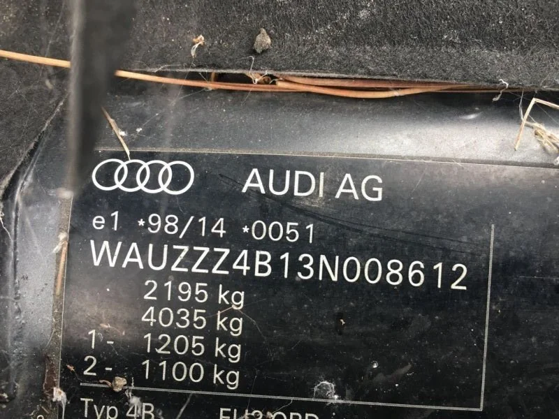 Продажа Audi A6 2.4 (170Hp) (BDV) 4WD AT по запчастям