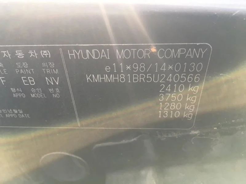 Продажа Hyundai Trajet 2.0 (140Hp) (G4GC) FWD MT по запчастям