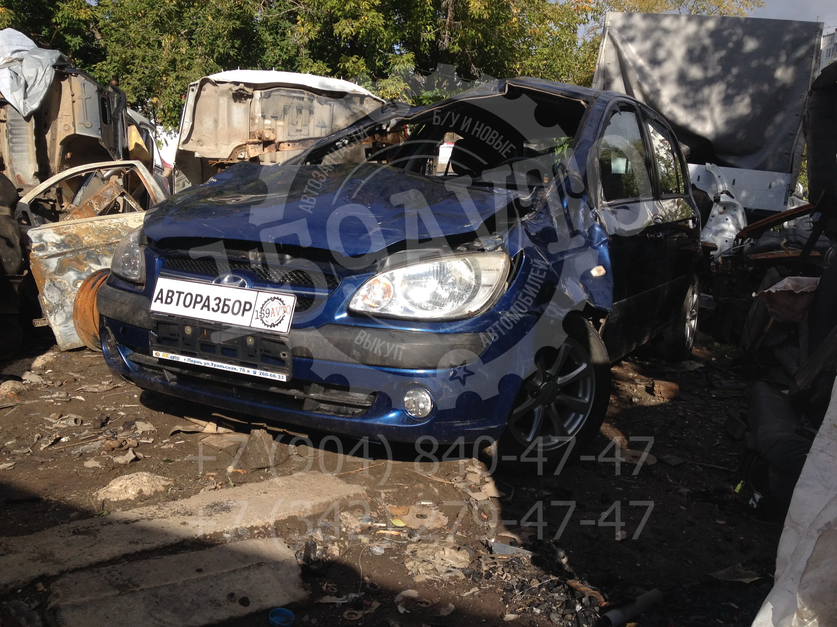 Продажа Hyundai Getz 1.4 (97Hp) (G4EE) FWD AT по запчастям