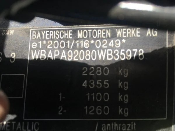 Продажа BMW X3 2.5 (192Hp) (M54B25) 4WD AT по запчастям