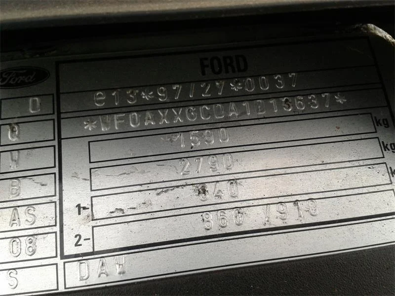 Продажа Ford Focus 1.8D (90Hp) (C9DC) FWD MT по запчастям