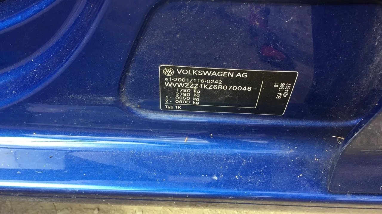 Продажа Volkswagen Golf 1.6 (102Hp) (BSE) FWD MT по запчастям