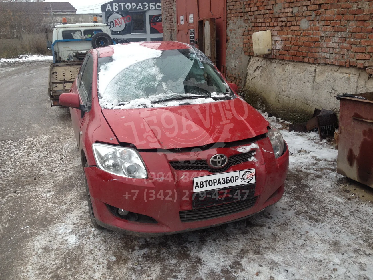 Продажа Toyota Auris 1.4 (97Hp) (4ZZ-FE) FWD MT по запчастям