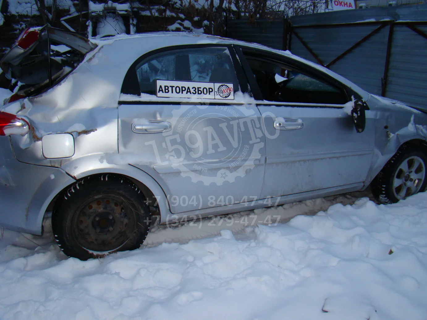 Продажа Chevrolet Lacetti 1.4 (95Hp) (F14D3) FWD MT по запчастям