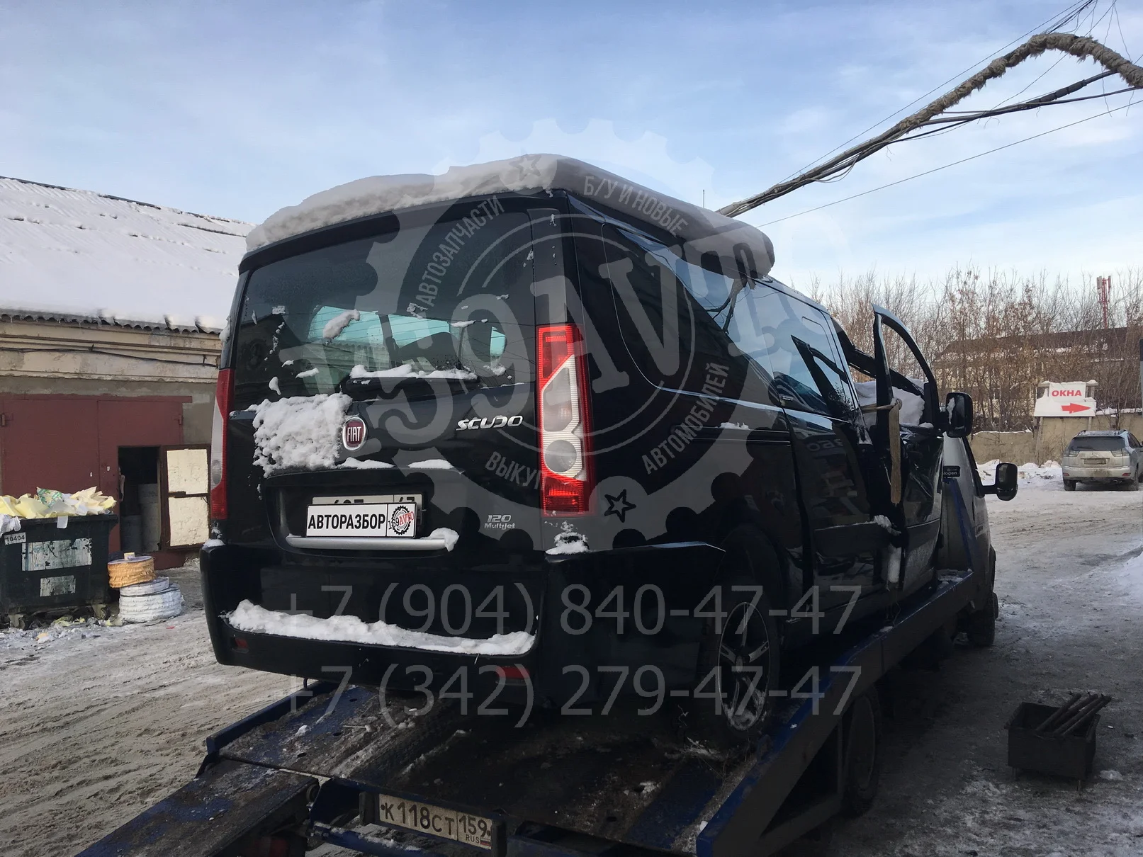 Продажа Fiat Scudo 2.0D (120Hp) (DW10BTED4) FWD MT по запчастям