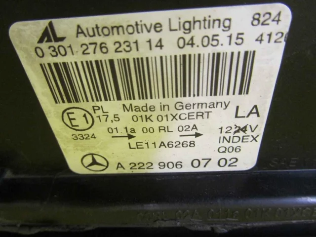 Фара правая для Mercedes-Benz S class X222 Maybach 2014-2017 на фотографиях