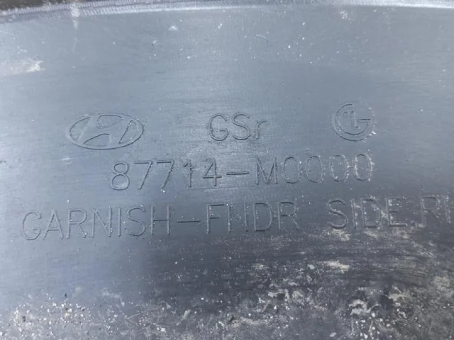 Молдинг крыла передний правый для Hyundai Creta 2 SU2 2021+ на фотографиях