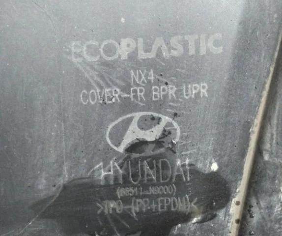 Бампер для Hyundai Tucson NX4 2020+ на фотографиях