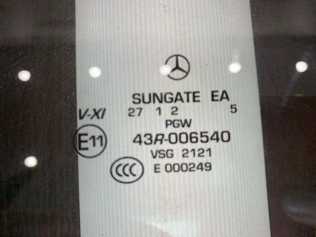 Стекло двери заднее левое для Mercedes-Benz S class W222 2013-2017 на фотографиях