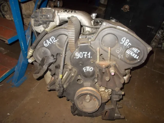 Двигатель без навесного для Mitsubishi Galant Хэтчбек E54A,E74A (JDM) 1994-1996 на фотографиях