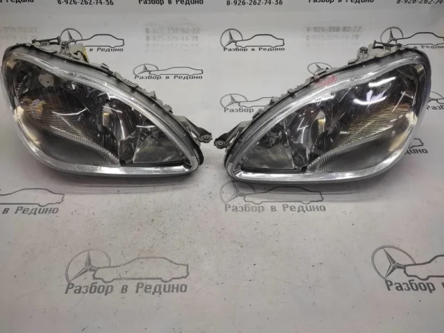 Фара ксенон левая для Mercedes-Benz S class W220 1998-2005 на фотографиях