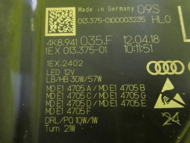 Фары для Audi A7 C8 2018+ на фотографиях