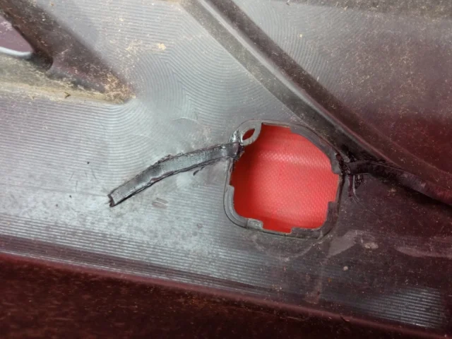 Бампер задний для Subaru Forester SH JDM 2007-2012 на фотографиях