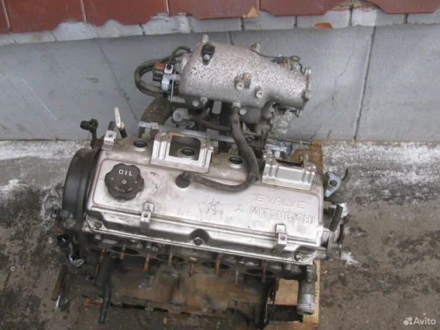 Двигатель без навесного для Mitsubishi Galant Седан (USA) 1990-1996 на фотографиях