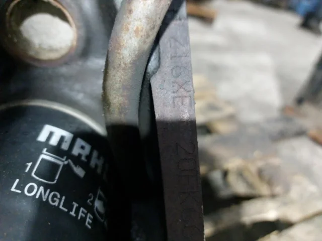 Двигатель без навесного для Opel Astra G TwinTop 1998-2005 на фотографиях