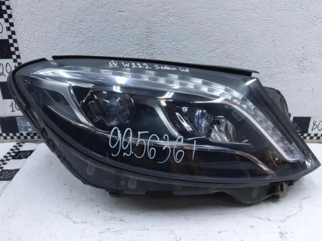 Противотуманка (ПТФ) передняя левая для Mercedes-Benz S class W222 2013-2017 на фотографиях