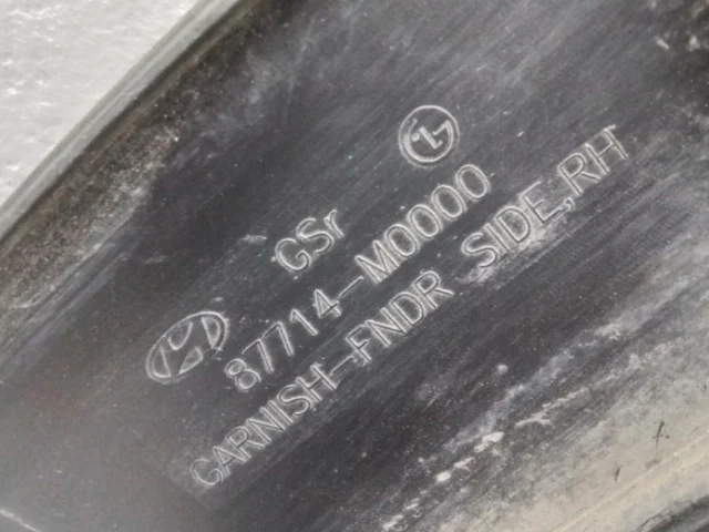 Молдинг крыла передний правый для Hyundai Creta 2 SU2 2021+ на фотографиях