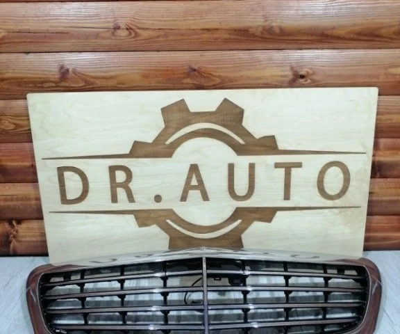 Решетка переднего бампера для Mercedes-Benz S class W222 2013-2017 на фотографиях