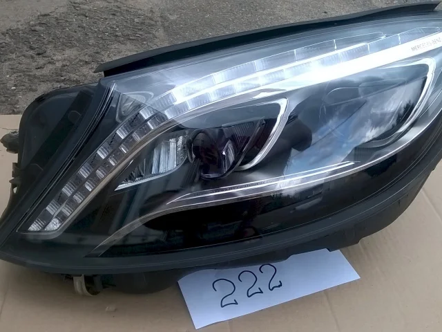 Фара левая для Mercedes-Benz S class W222 2013-2017 на фотографиях